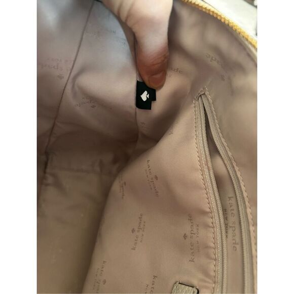 Kate Spade white tote shoulder bag size 16×11×6 - Picture 5 of 5